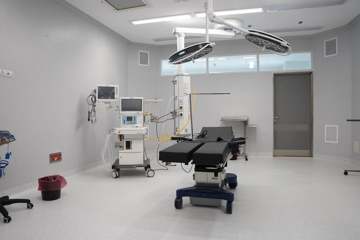 Uno de los consultorios nuevos del Hospital del Bicentenario de Ituzaing&oacute;.