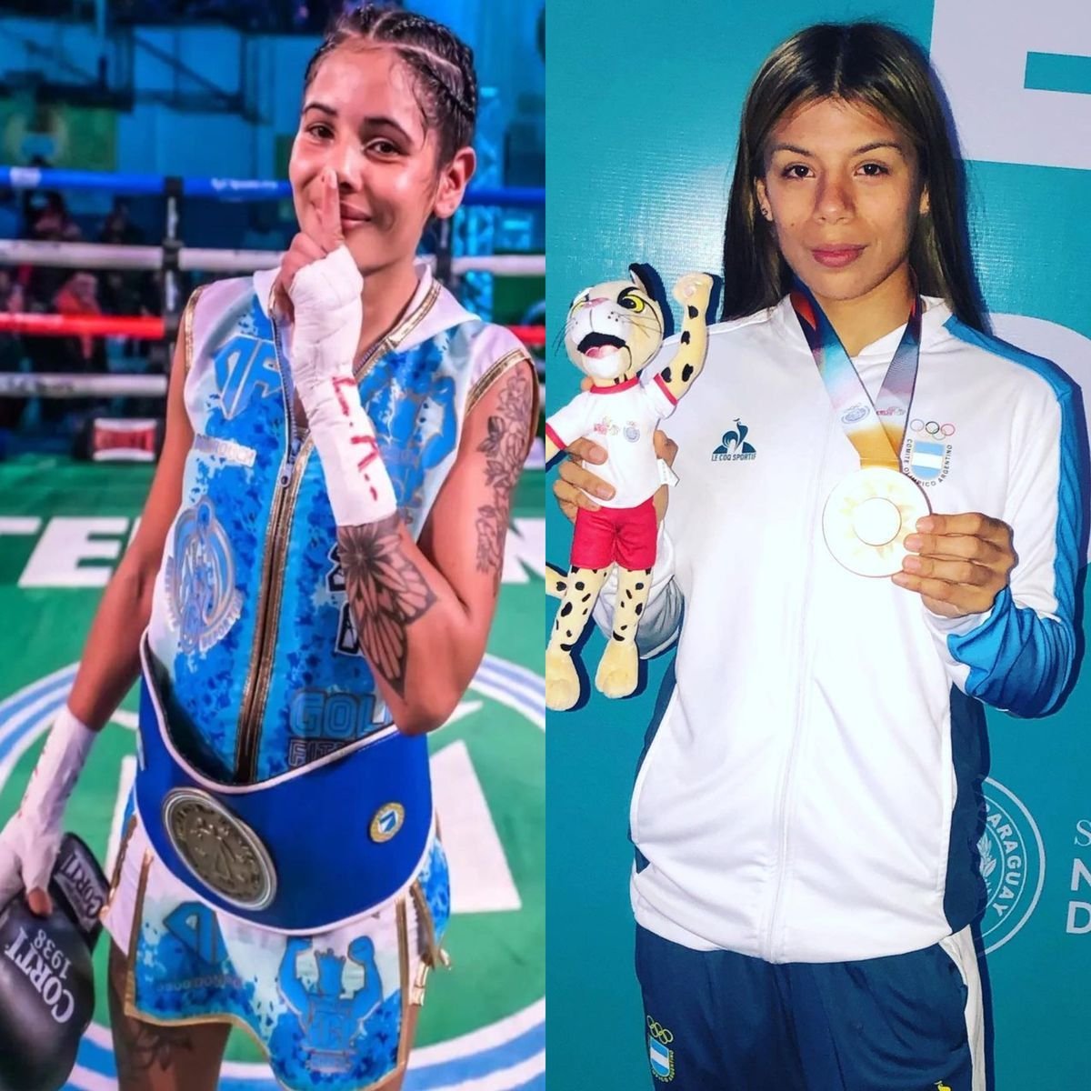 Florencia L&oacute;pez y Milagros Herrera, dos representantes del Oeste en los Juegos Panamericanos.