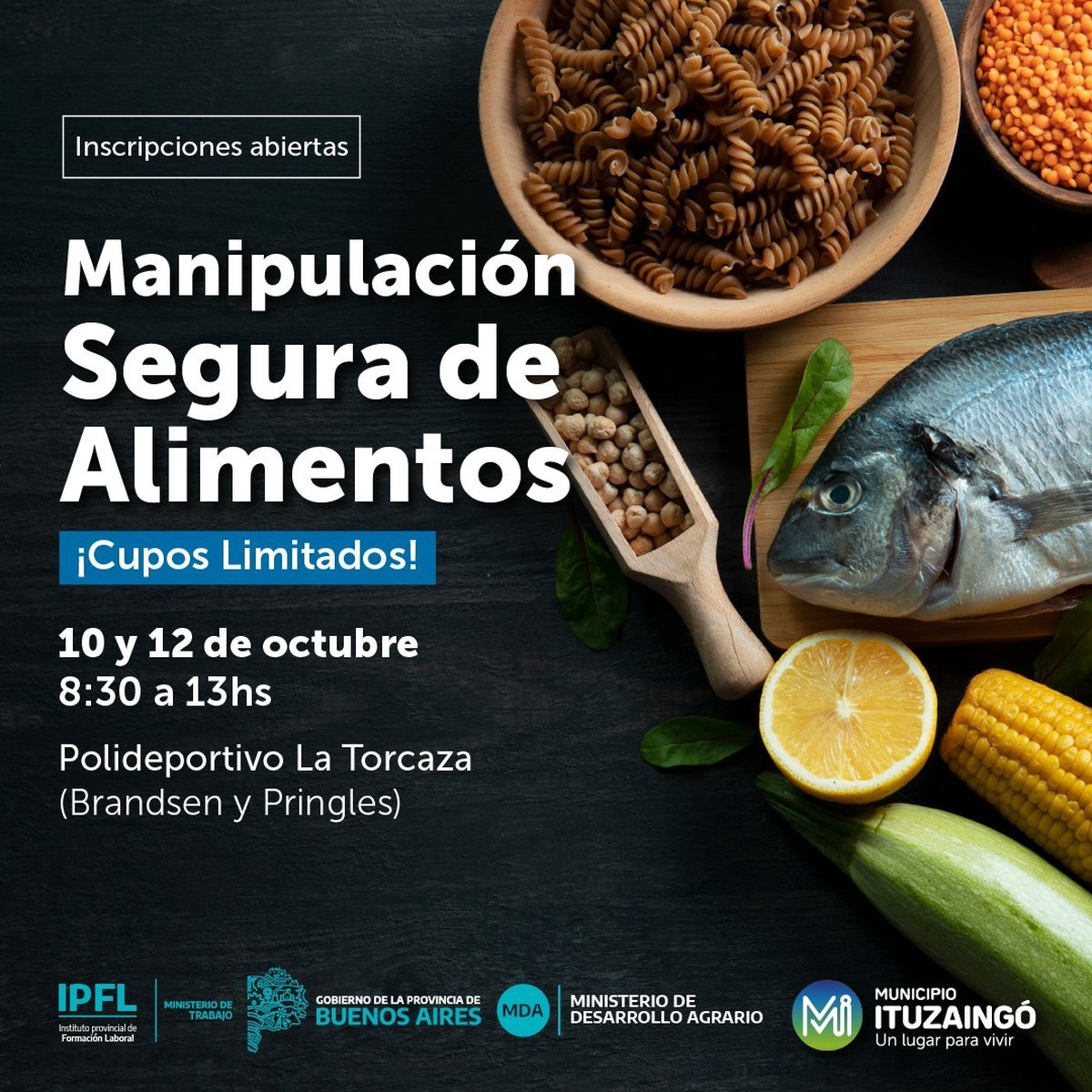 Ituzaing&oacute; abri&oacute; la inscripci&oacute;n al curso de Manipulaci&oacute;n de Alimentos.