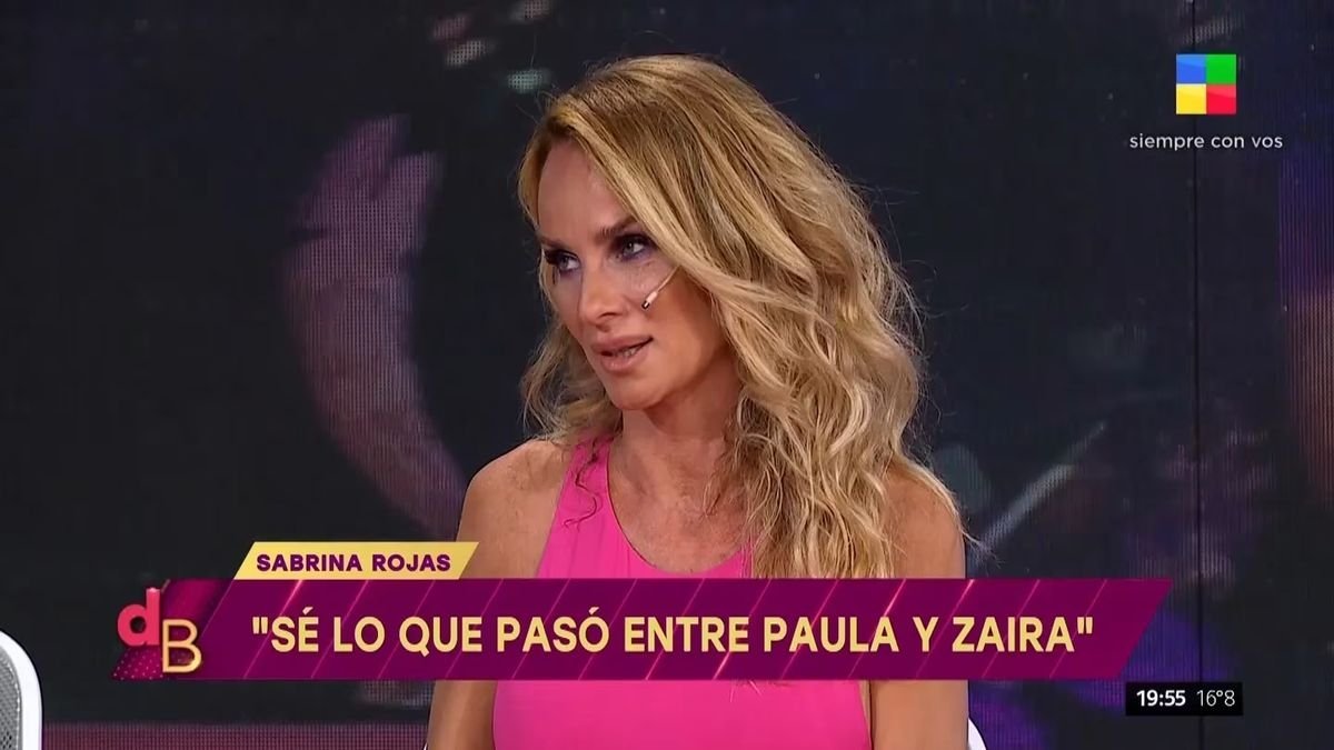 Televisi&oacute;n: Sabrina Rojas cont&oacute; que paso entre Chaves y Zaira.