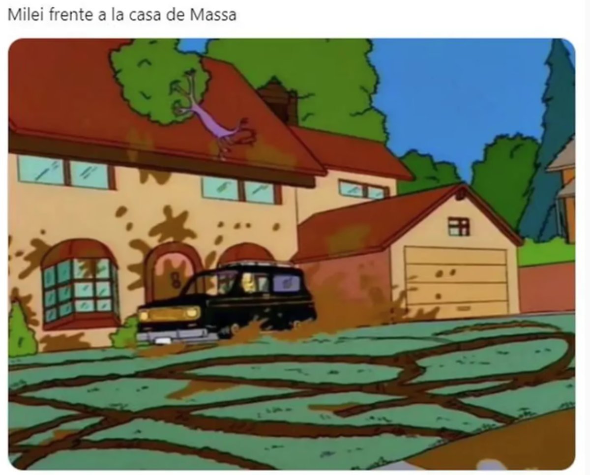 Los memes del auto sucio de Javier Milei.