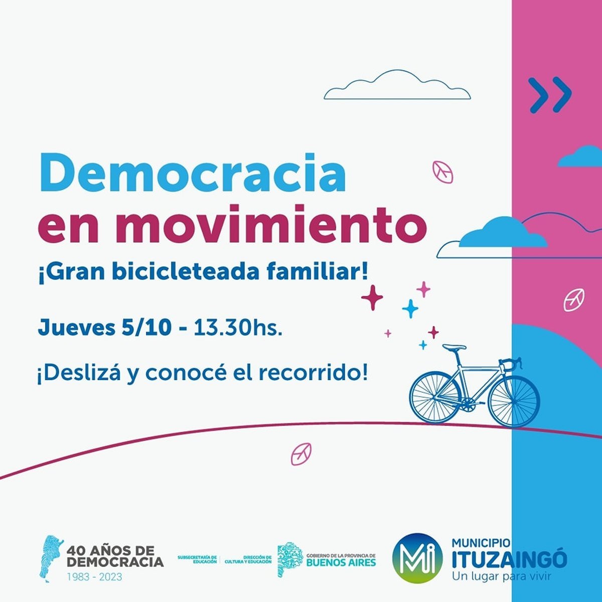 Ituzaing&oacute; har&aacute; una bicicleteada 