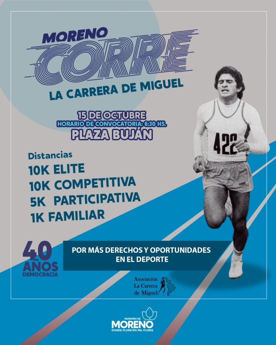 Moreno Corre realizar&aacute; una nueva 