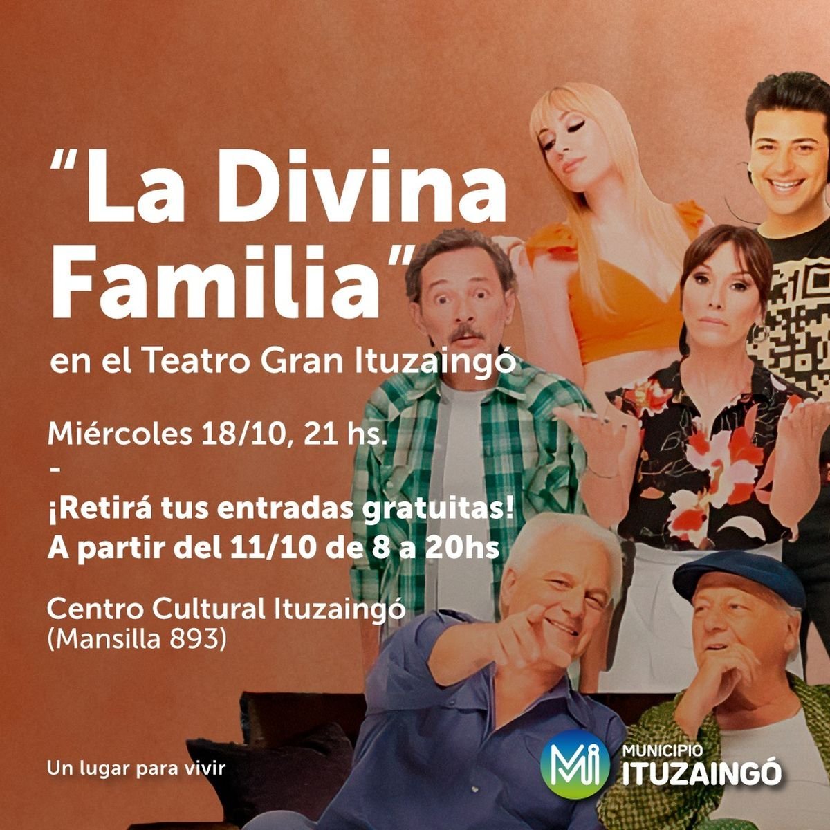 Ituzaing&oacute; recibe al elenco de "La Divina Familia".