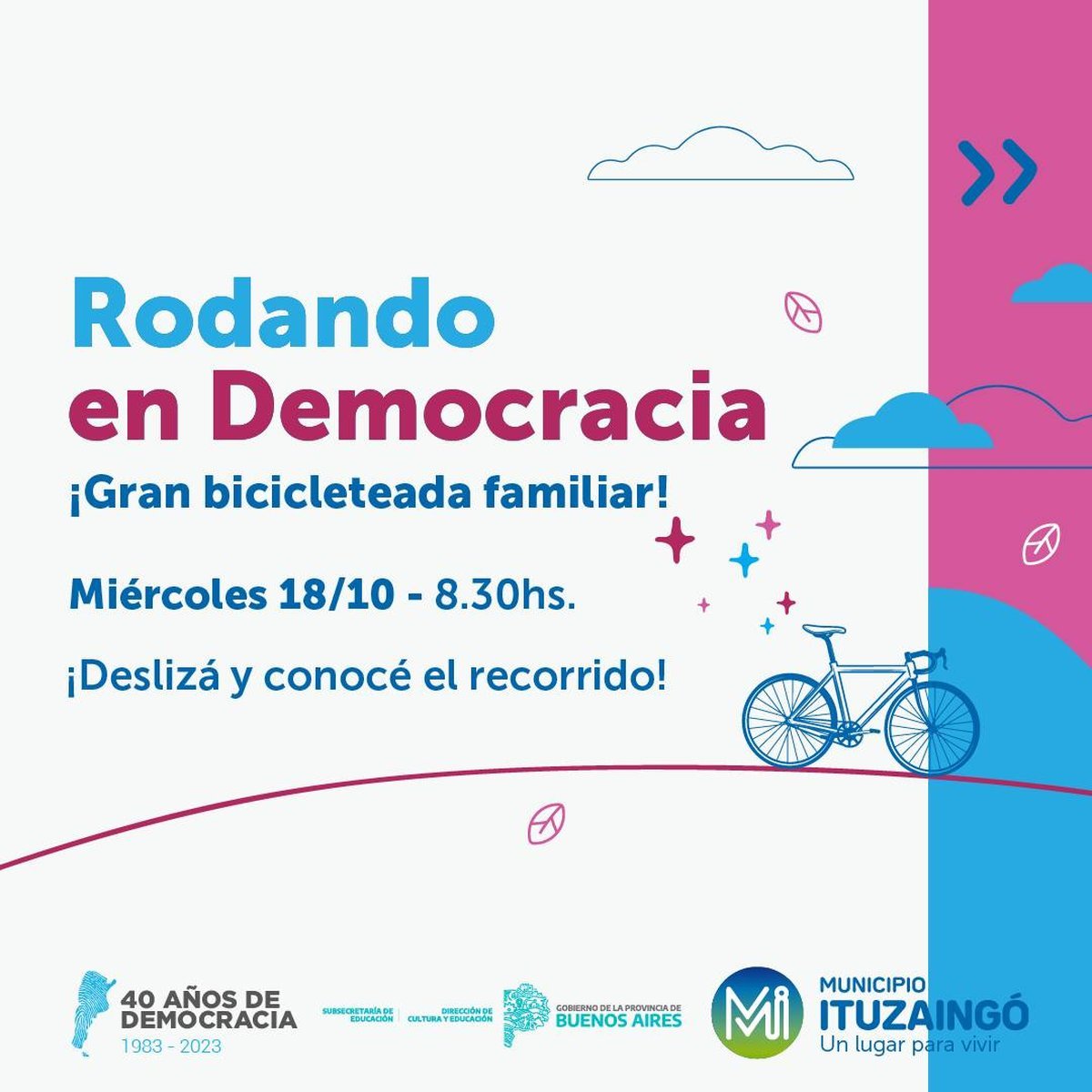 Ituzaing&oacute; realizar&aacute; una bicicleteada 