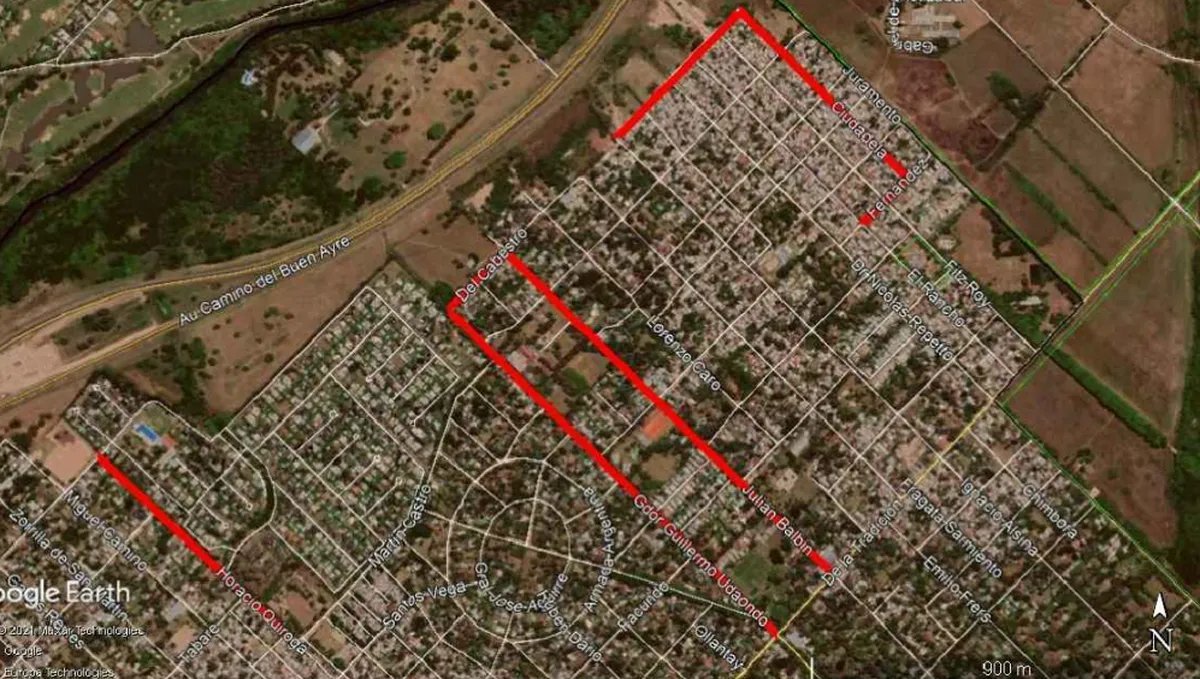 Una de las zonas de Ituzaing&oacute; a intervenir.