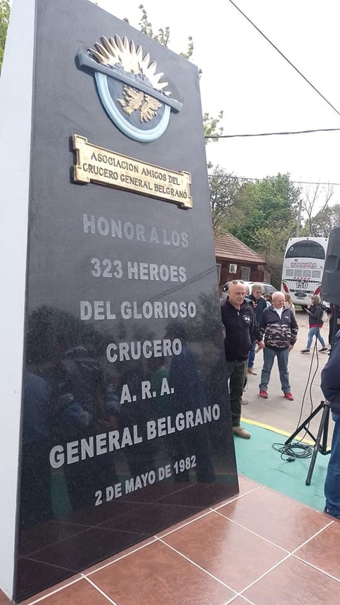 La parte frontal del nuevo monumento en Ituzaing&oacute;.