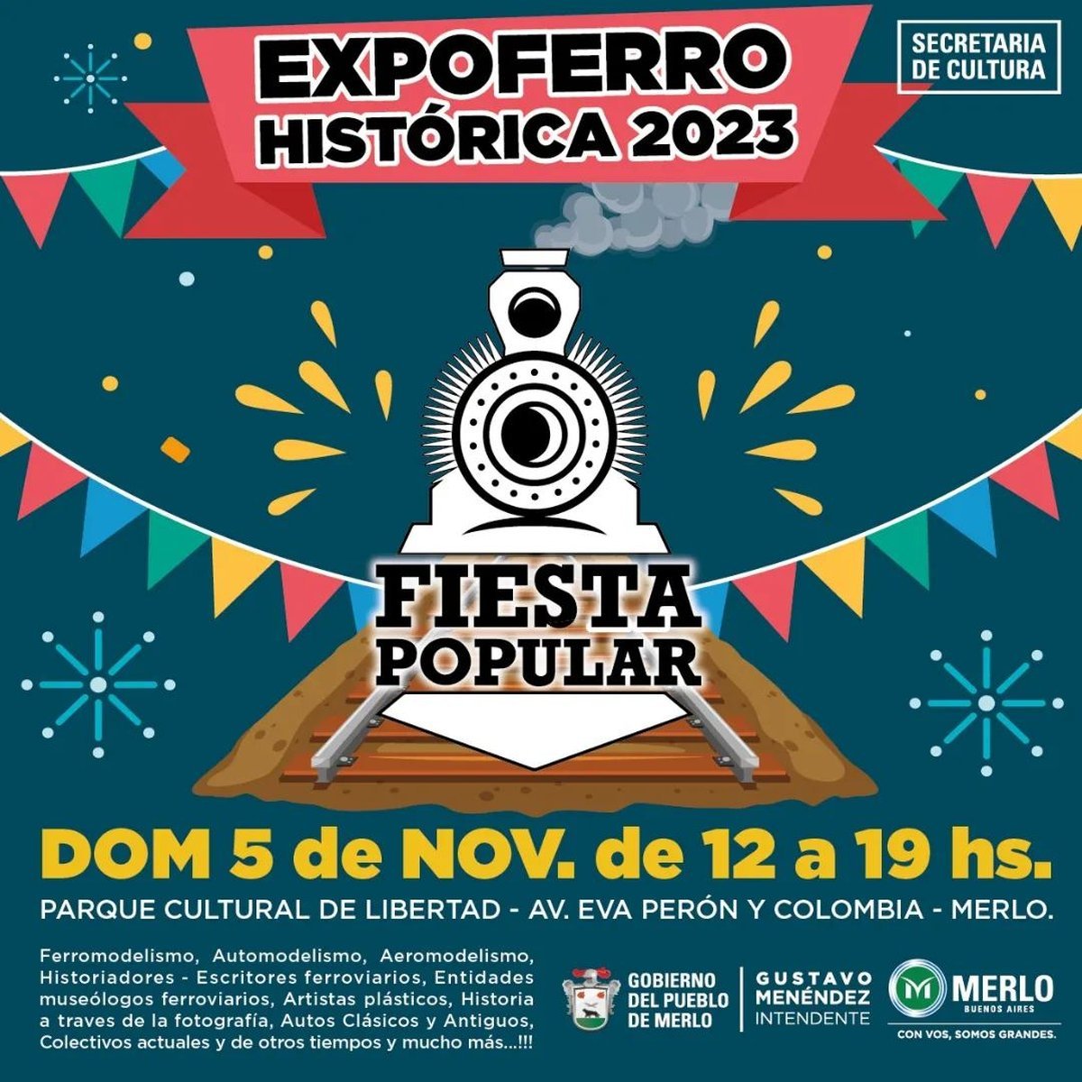 Se viene una nueva Expo Ferro Hist&oacute;rica 2023 a Merlo.