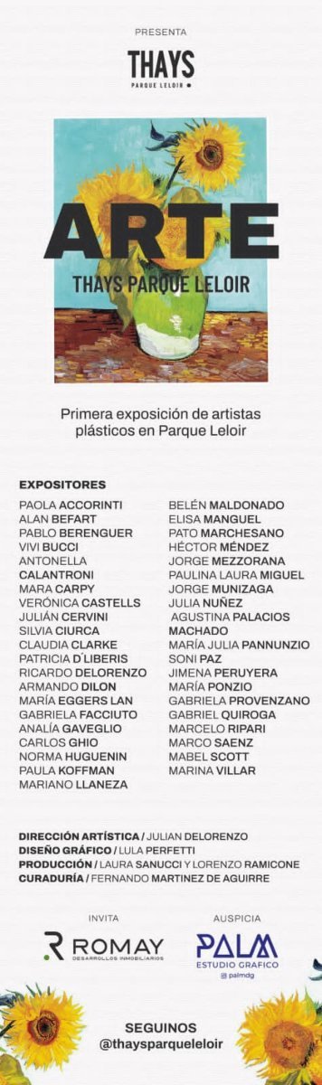 Primera expo de artistas pl&aacute;sticos en Parque Leloir, Ituzaing&oacute;.