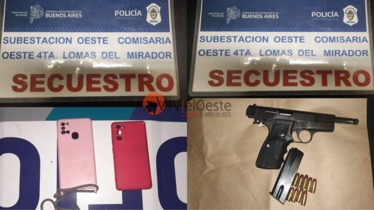 Los elementos que tra&iacute;a el auto robado en La Tablada.