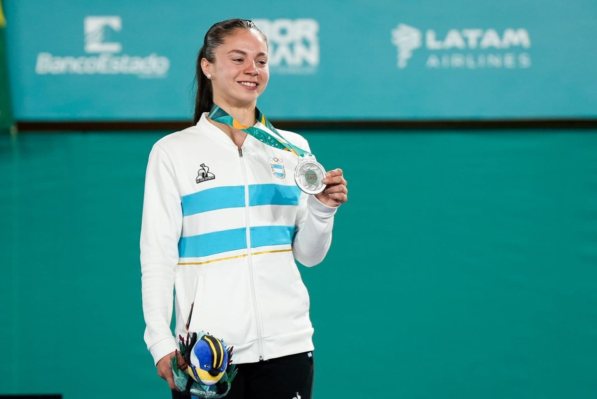 Brisa G&oacute;mez, de Caseros a la plata en los Juegos Panamericanos.