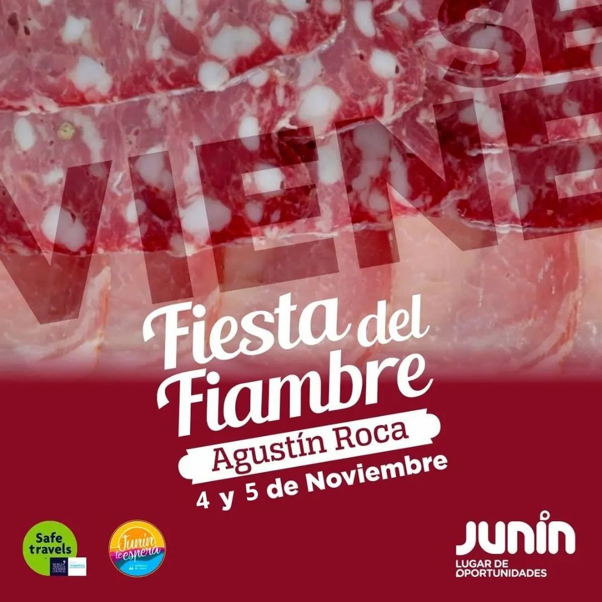 Se viene la Fiesta del Fiambre a la ciudad de Jun&iacute;n.