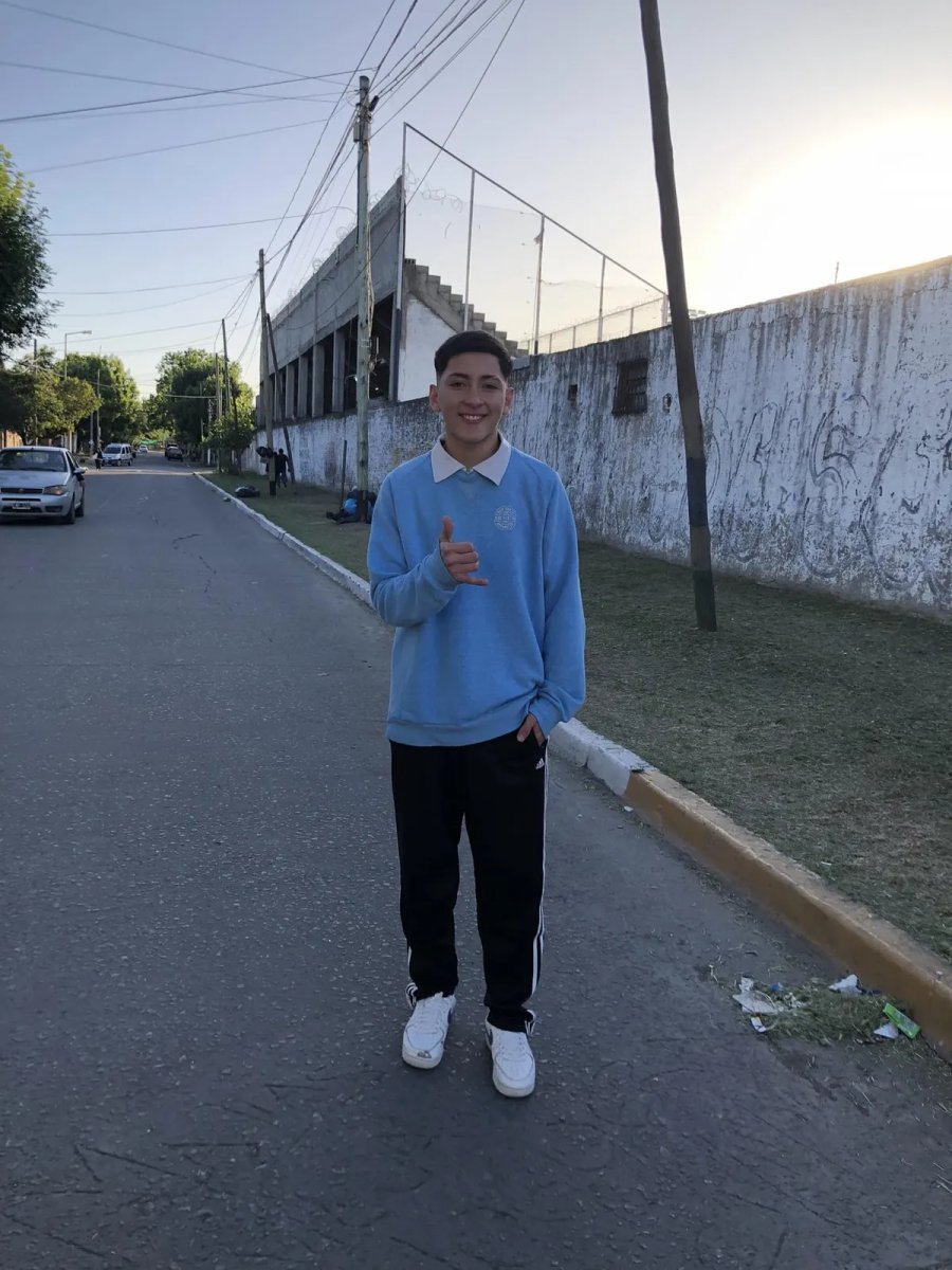 Tom&aacute;s S&aacute;nchez, el joven de 18 a&ntilde;os asesinado en Libertad.