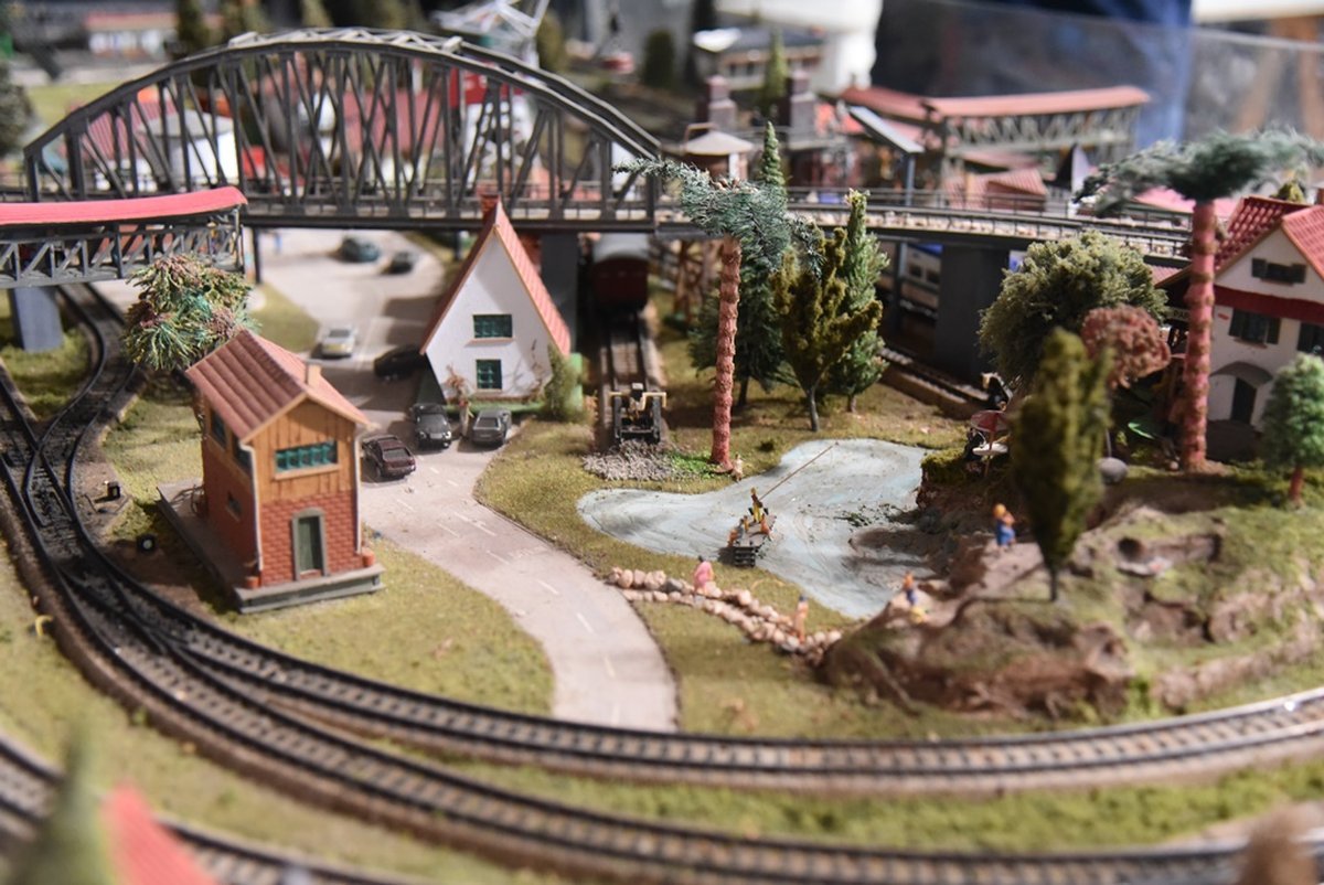 Ferromodelismo en Libertad.