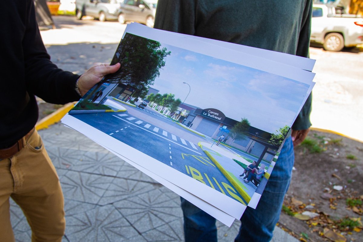 As&iacute; lucir&aacute; el renovado centro comercial del barrio Villa Parque en Caseros.