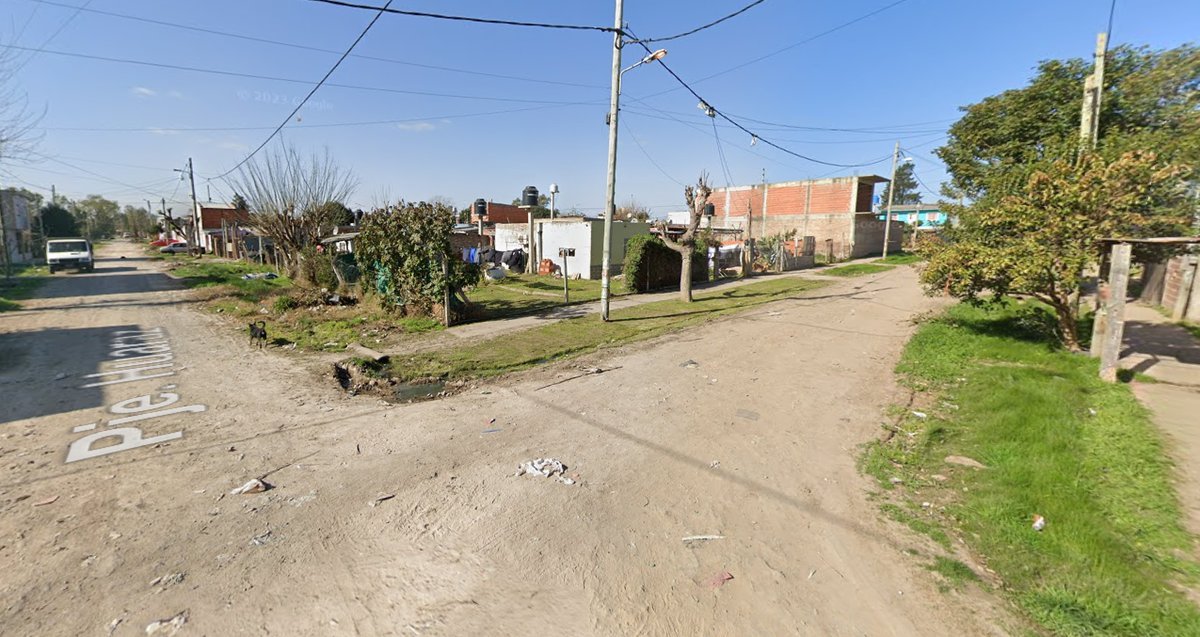 Inmediaciones donde ocurri&oacute; el crimen en La Matanza