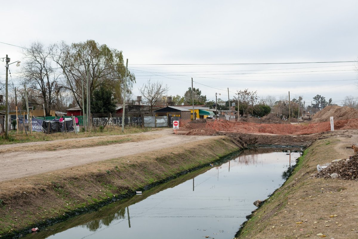 El Arroyo Laferrere en Mariano Acosta.