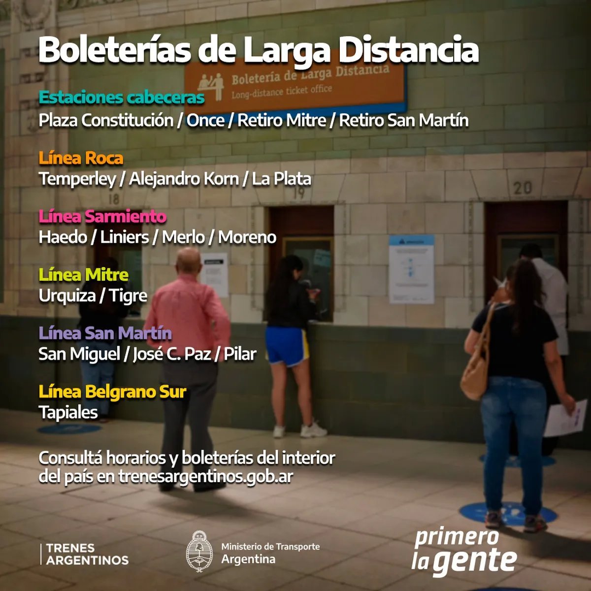 Oeste: las boleter&iacute;as habilitadas para la compra de pasajes