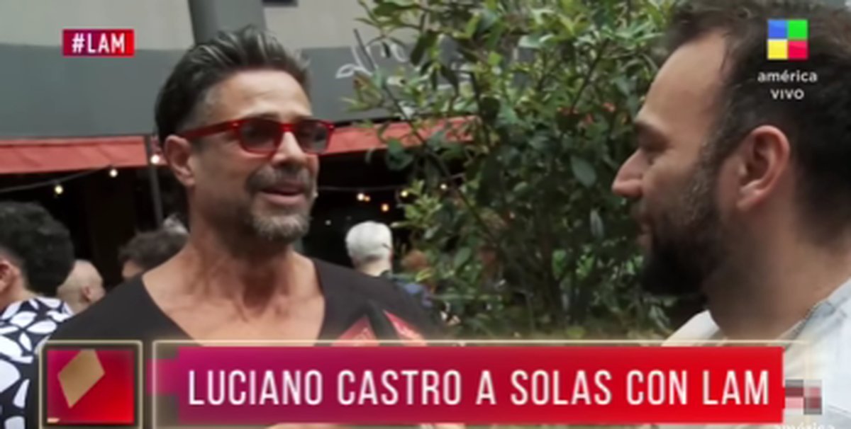 Televisi&oacute;n: la palabra de Luciano Castro por el video con Flor Vigna.