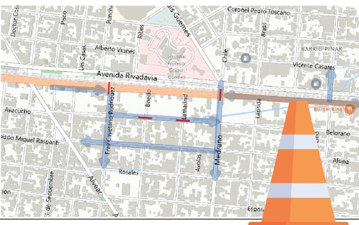 Tren Sarmiento: cortes de tr&aacute;nsito en Haedo por armado de puentes