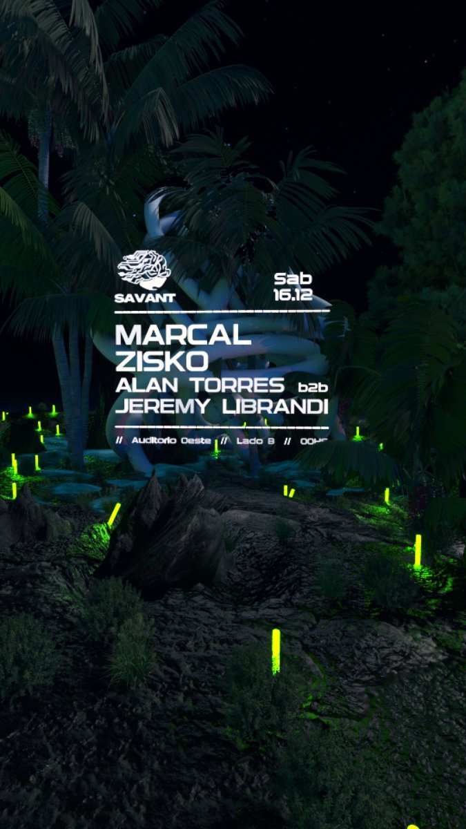 Se viene la fiesta electr&oacute;nica Savant al Auditorio Oeste.