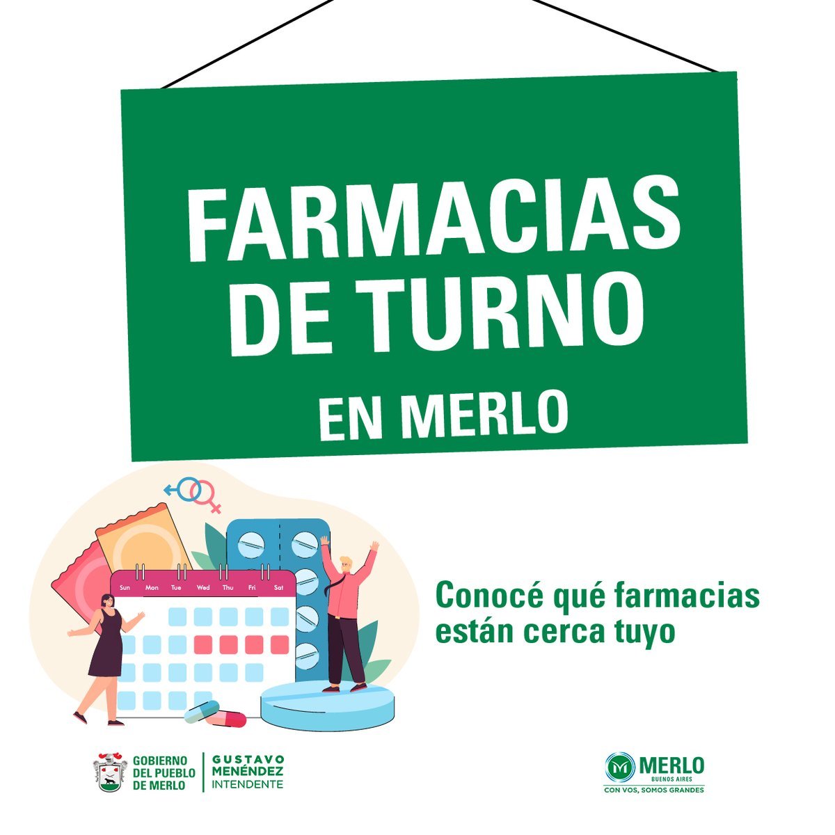 Merlo public&oacute; el cronograma de las farmacias de turno de diciembre 2023.