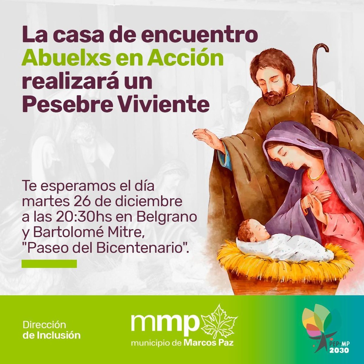 Navidad: Marcos Paz tendr&aacute; feria navide&ntilde;a y pesebre viviente.
