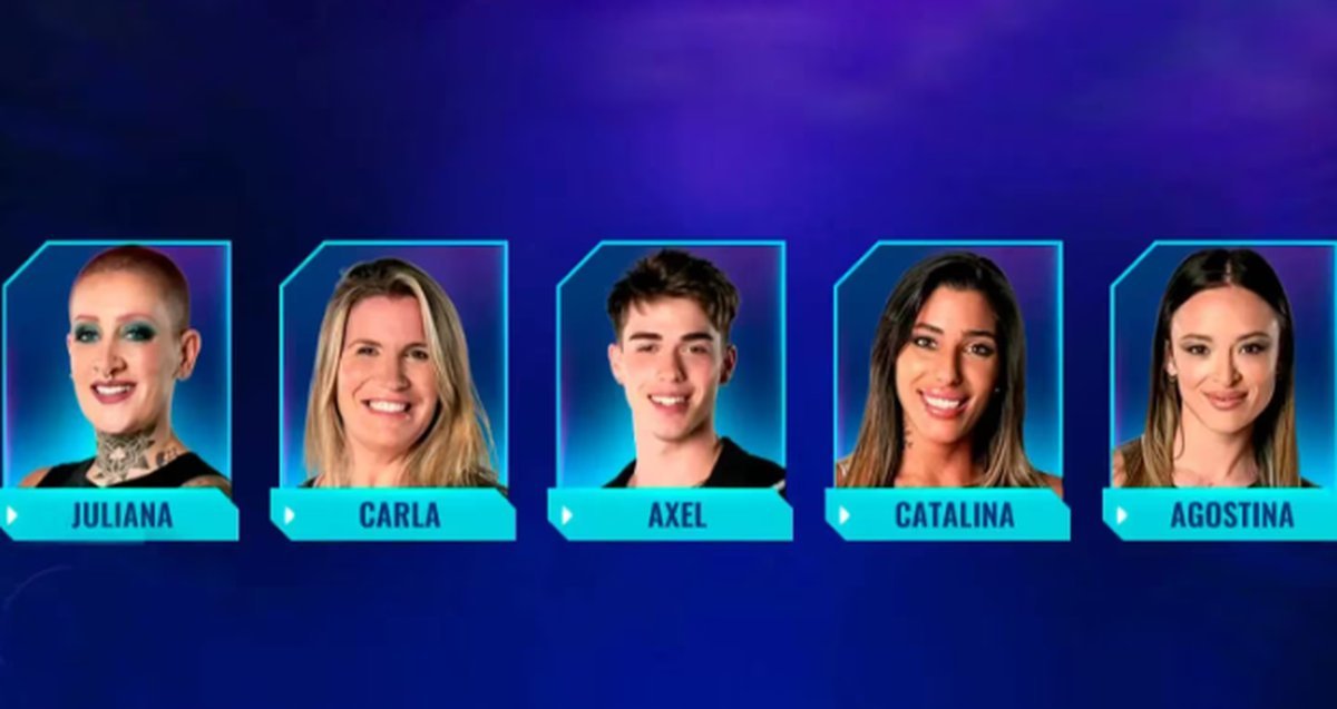 Los jugadores de Gran Hermano que quedaron nominados.