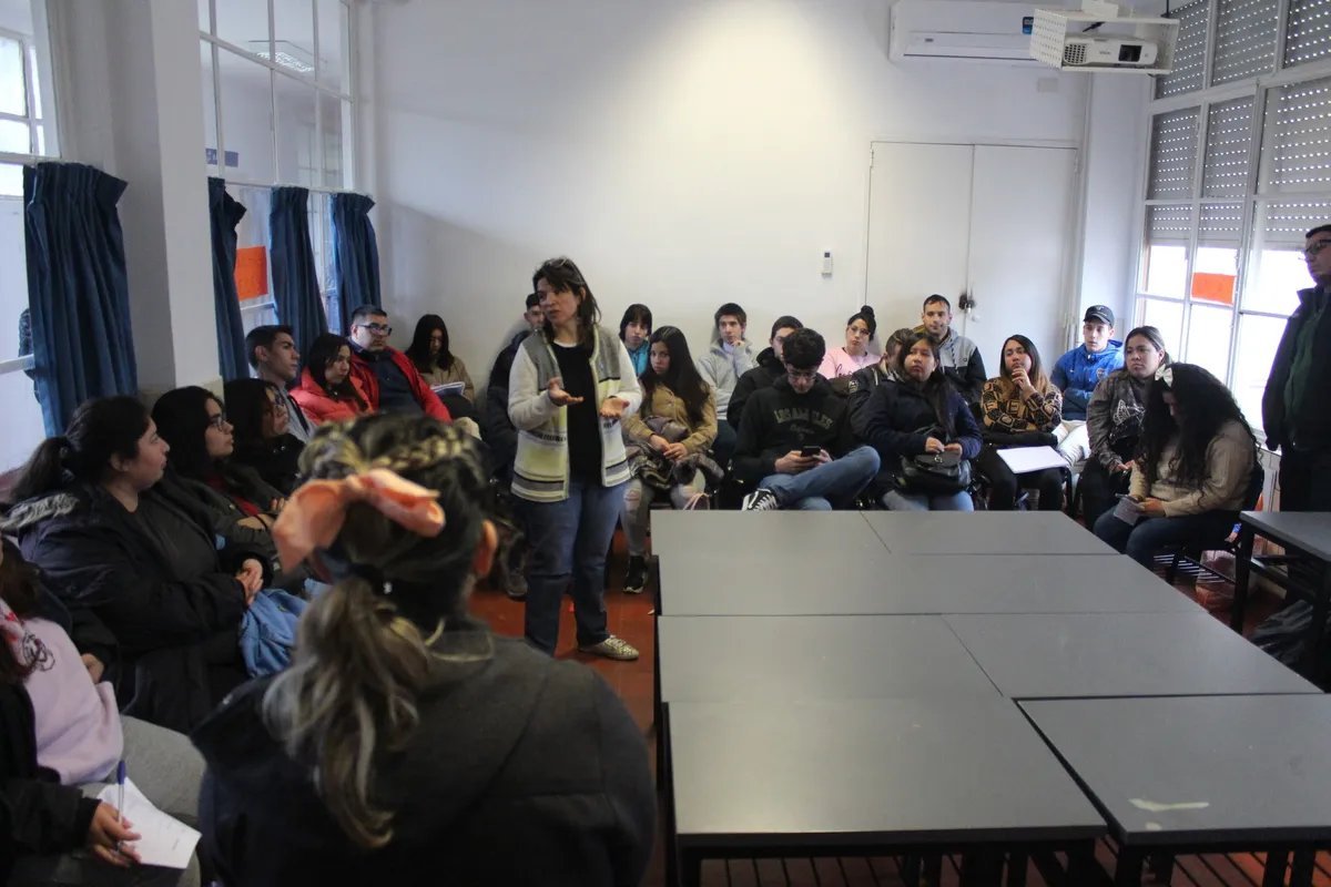 Una de las aulas de la Universidad de Moreno.