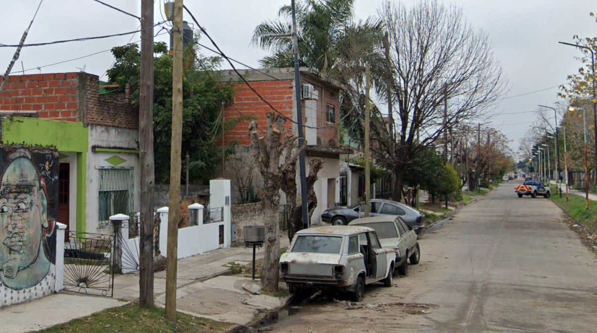 La zona de Tres de Febrero donde ocurri&oacute; el crimen.