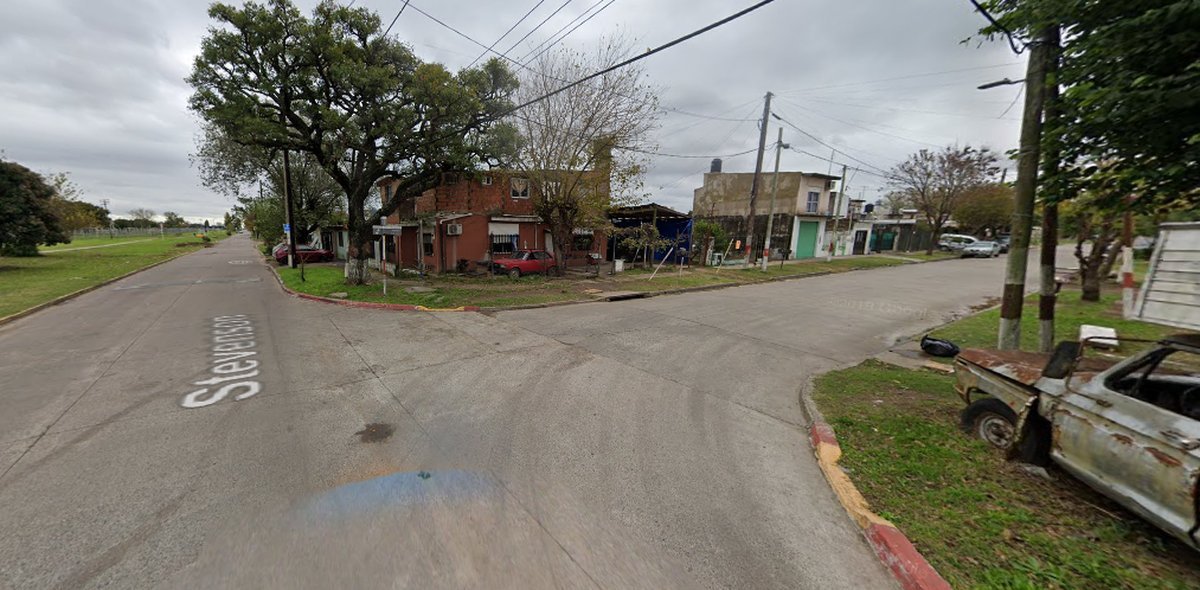 Inmediaciones donde ocurri&oacute; el hecho en Mor&oacute;n.