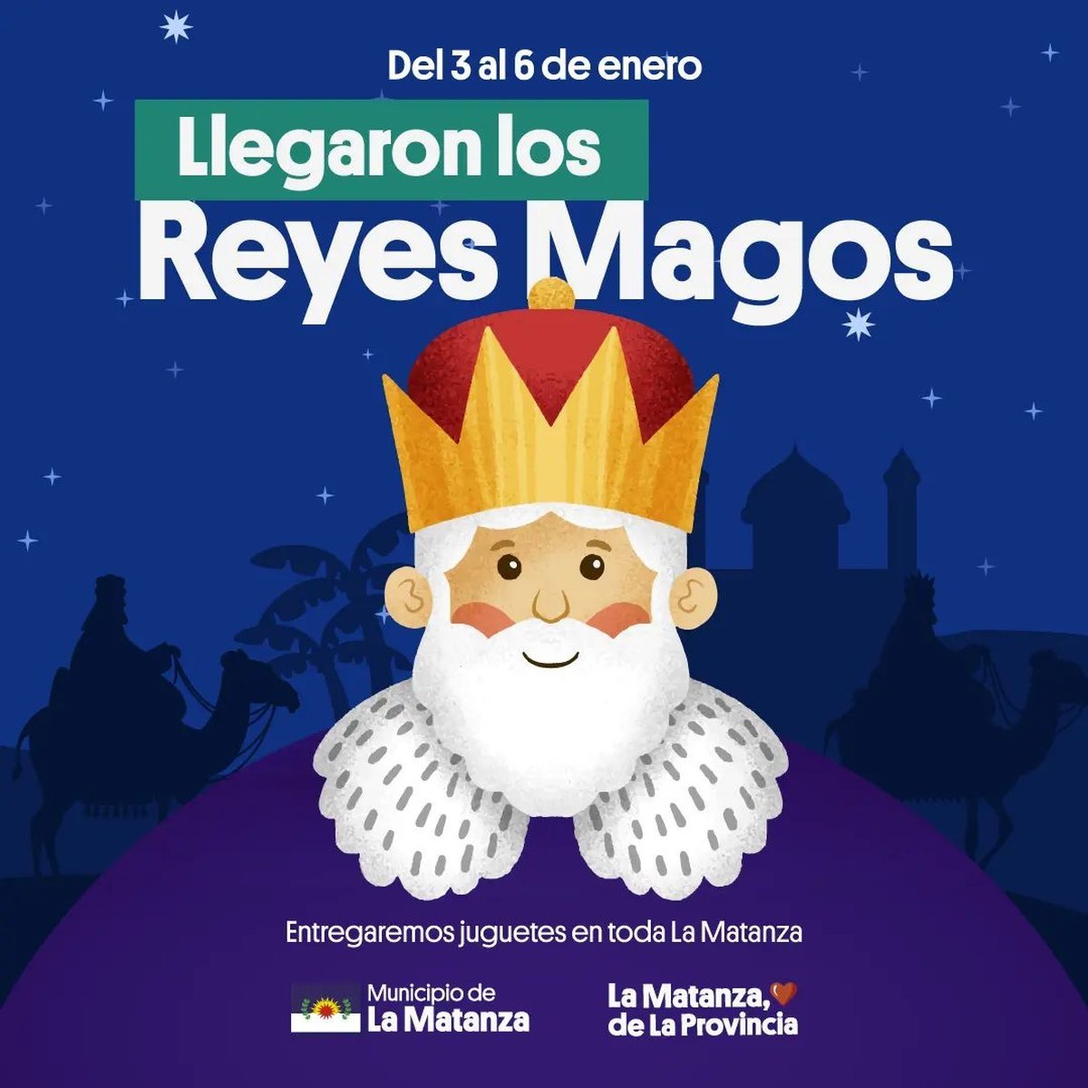 Los Reyes Magos visitar&aacute;n diferentes puntos de La Matanza.