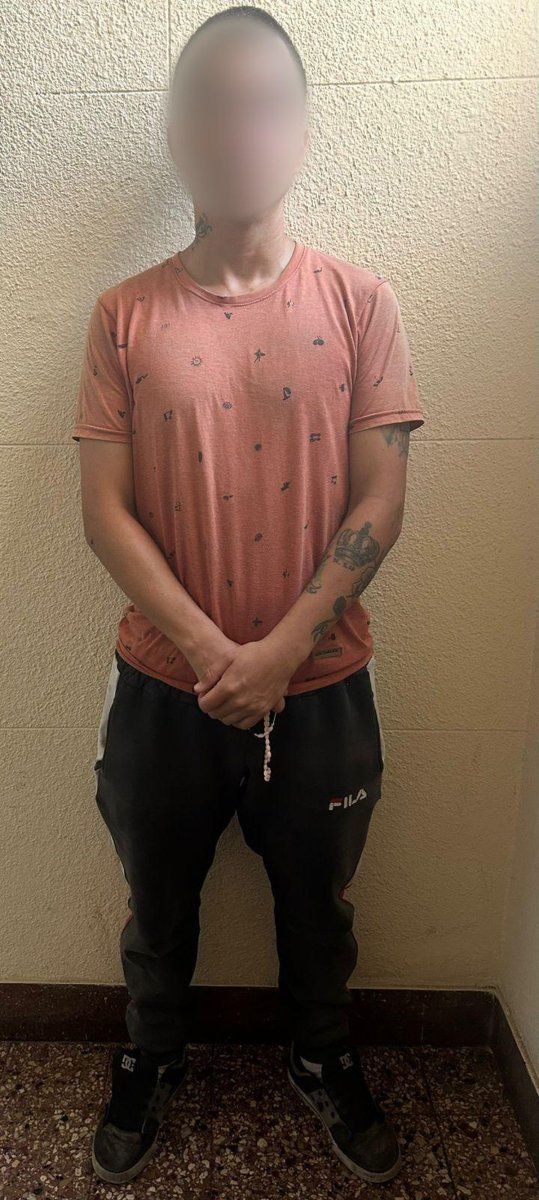 El hombre detenido por la Polic&iacute;a de la Ciudad en Ituzaing&oacute;.