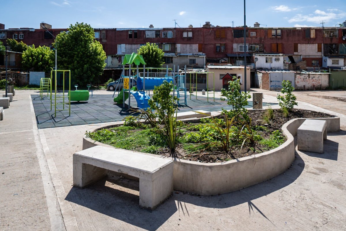 La nueva plaza de Fuerte Apache.