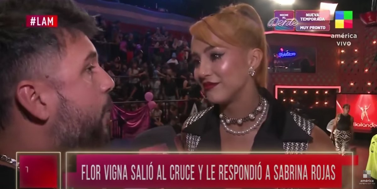 Televisi&oacute;n: Flor Vigna le respondi&oacute; a Sabrina Rojas.