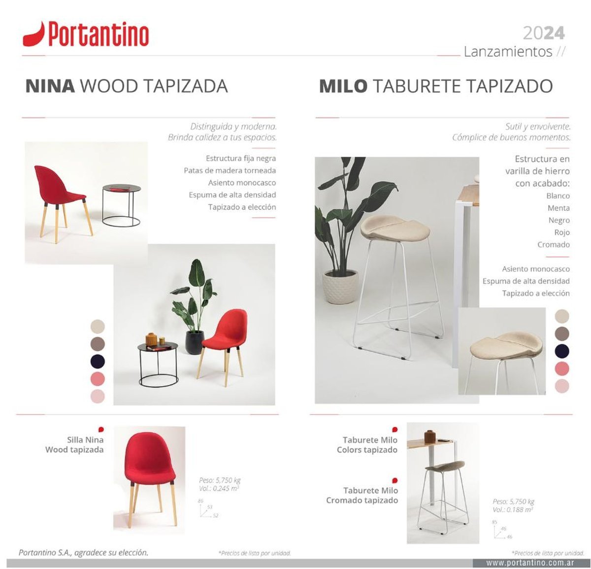 Lanzamientos: Portantino y sus nuevas propuestas para este 2024