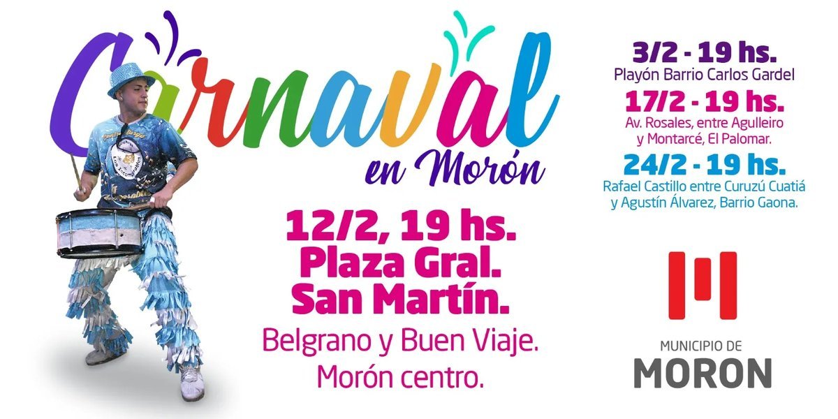 Carnavales 2024: Mor&oacute;n anunci&oacute; el cronograma de actividades.