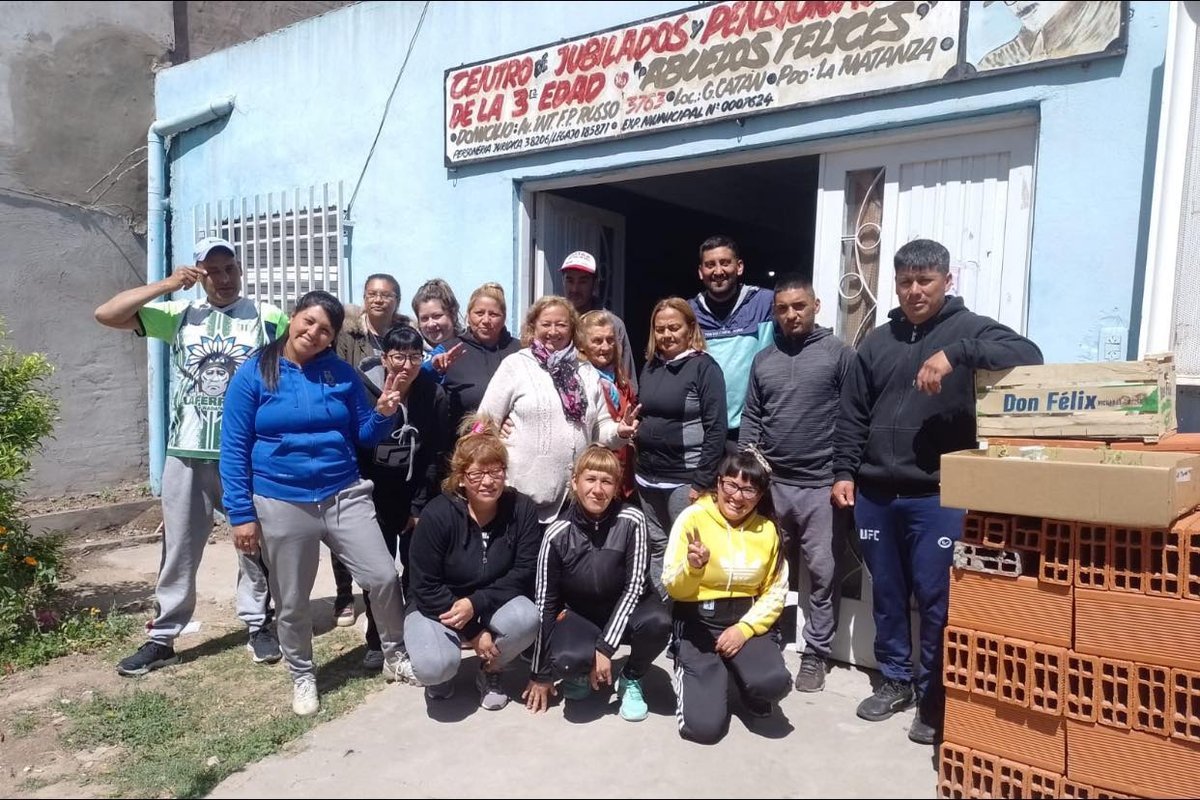 Uno de los centros de jubilados que tiene La Matanza en Gonz&aacute;lez Cat&aacute;n.