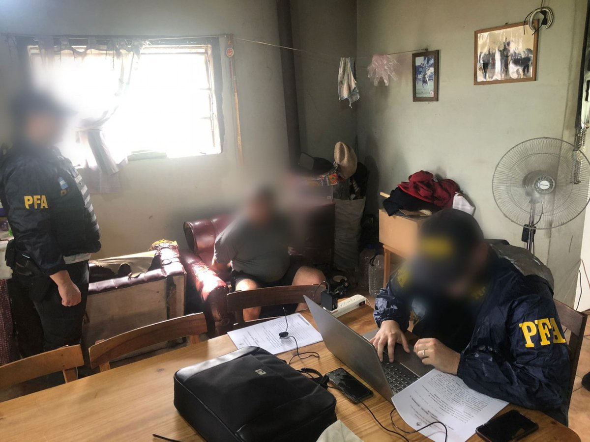 Uno de los c&oacute;mplices del pr&oacute;fugo de Virrey del Pino cuando fue arrestado.