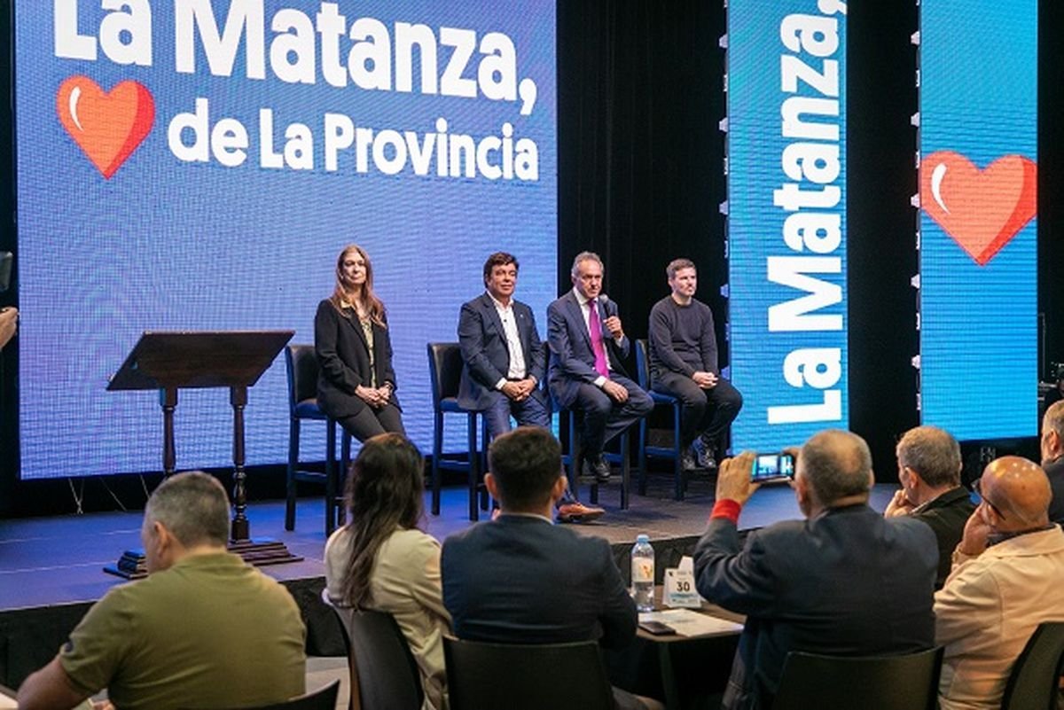 Daniel Scioli en La Matanza