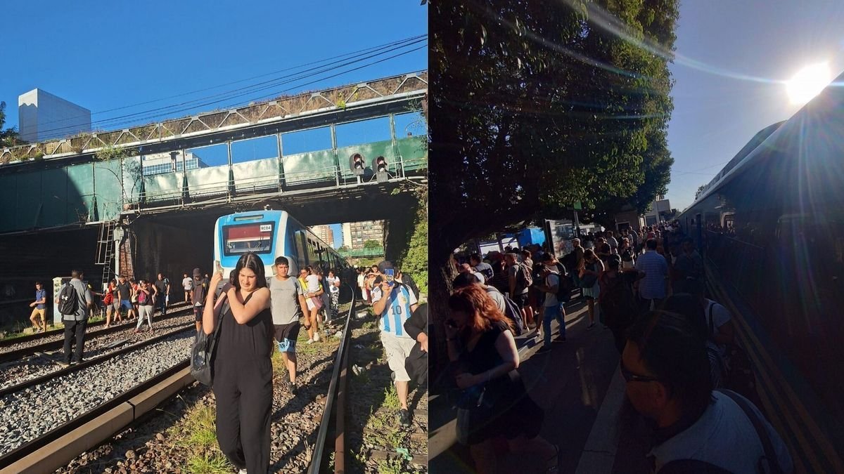 Fotos: Facebook, Pasajeros del Tren Sarmiento (reclamos oficial)