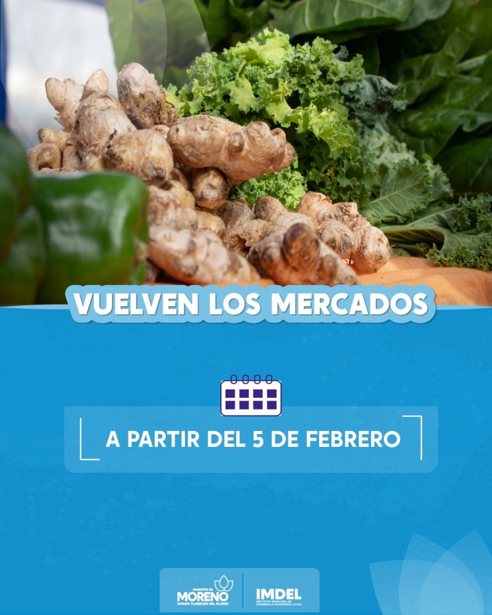 Volvi&oacute; el Mercado en tu Barrio a Moreno.