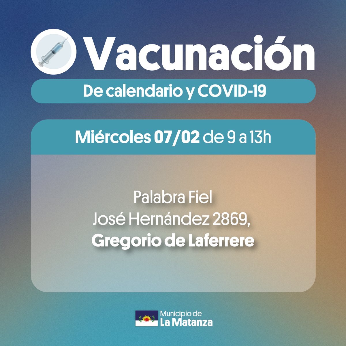 La primera de las jornadas de vacunaci&oacute;n en La Matanza.