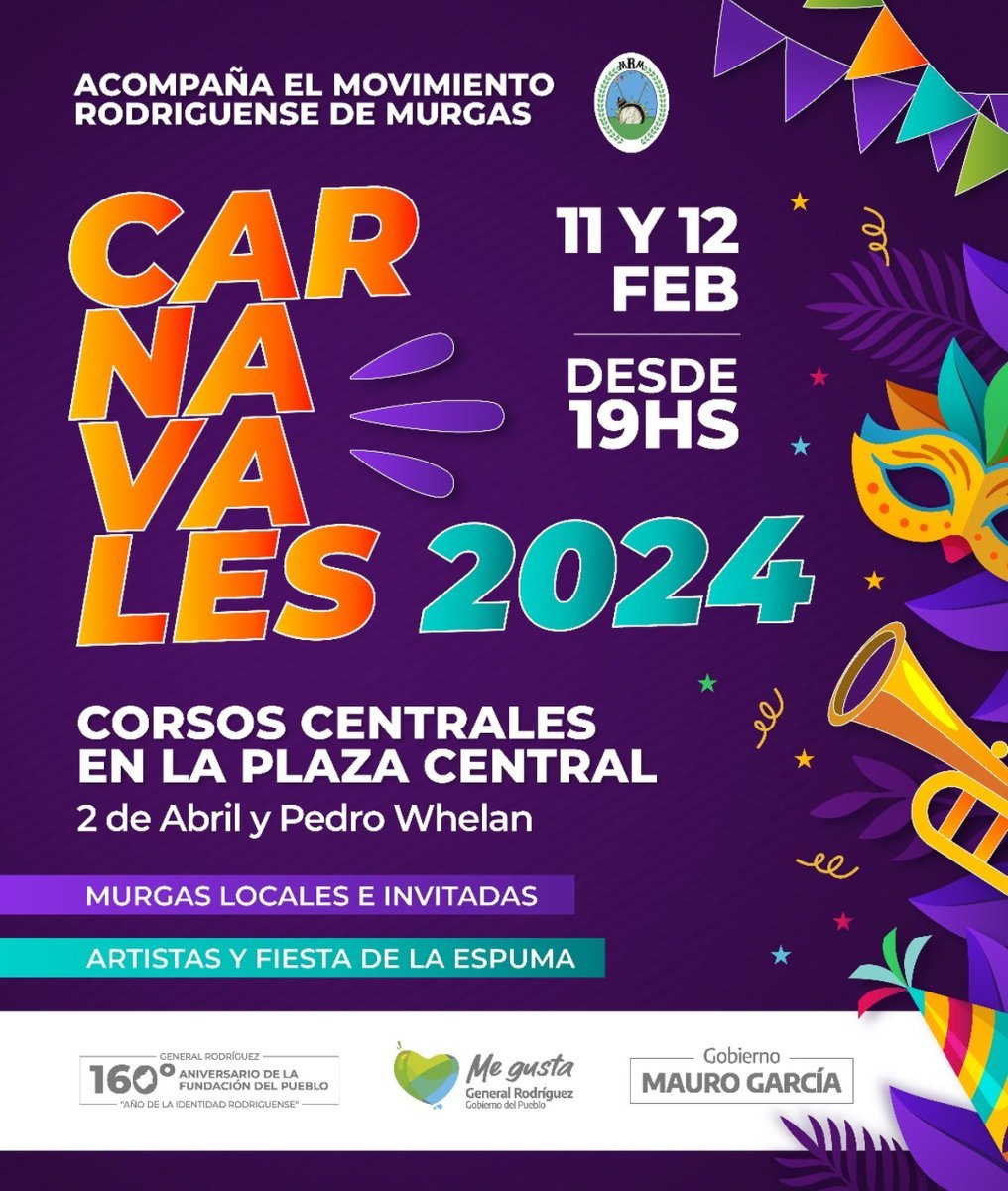 Vuelven los carnavales a General Rodr&iacute;guez.