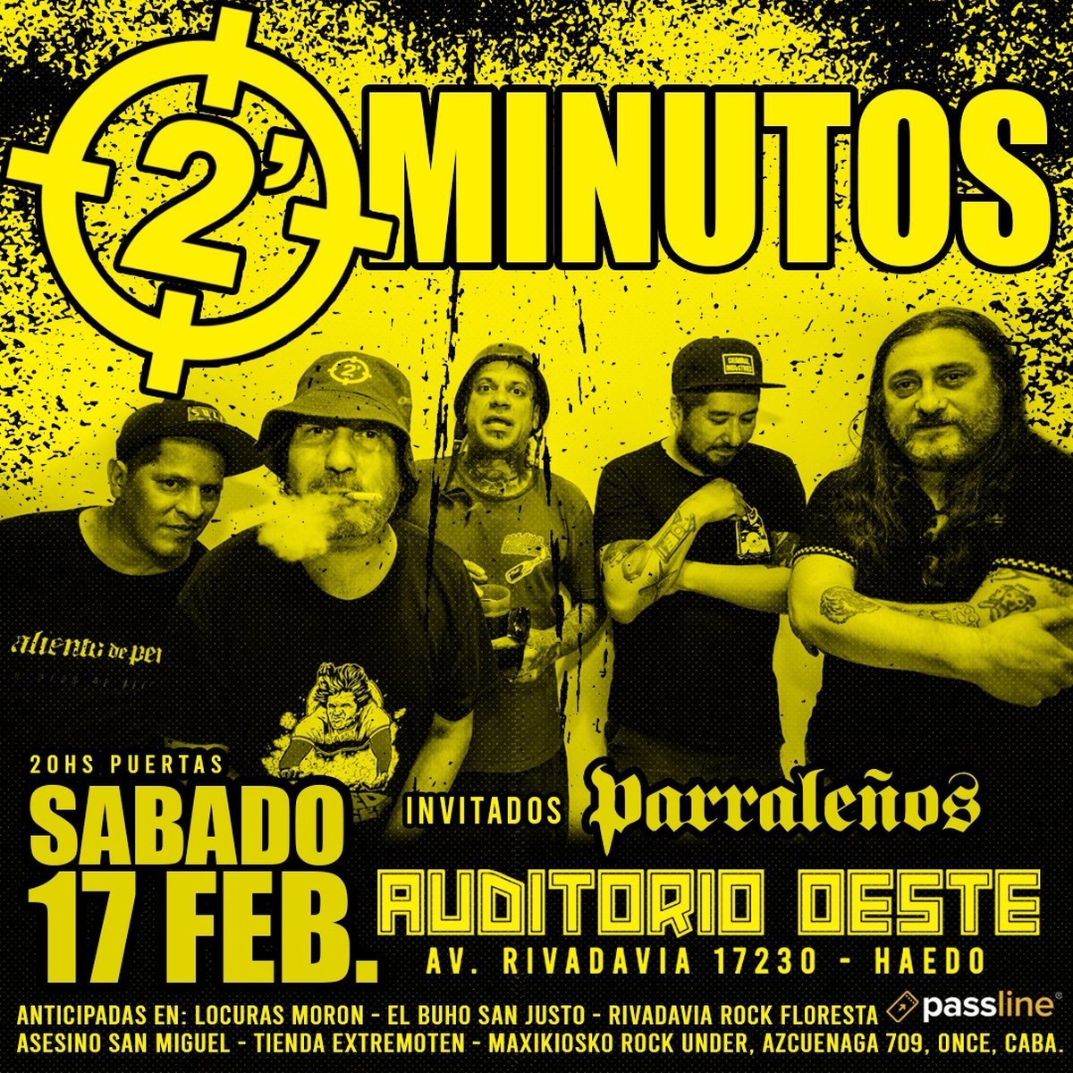 Show de 2 Minutos y Los Parrale&ntilde;os en el Auditorio Oeste.