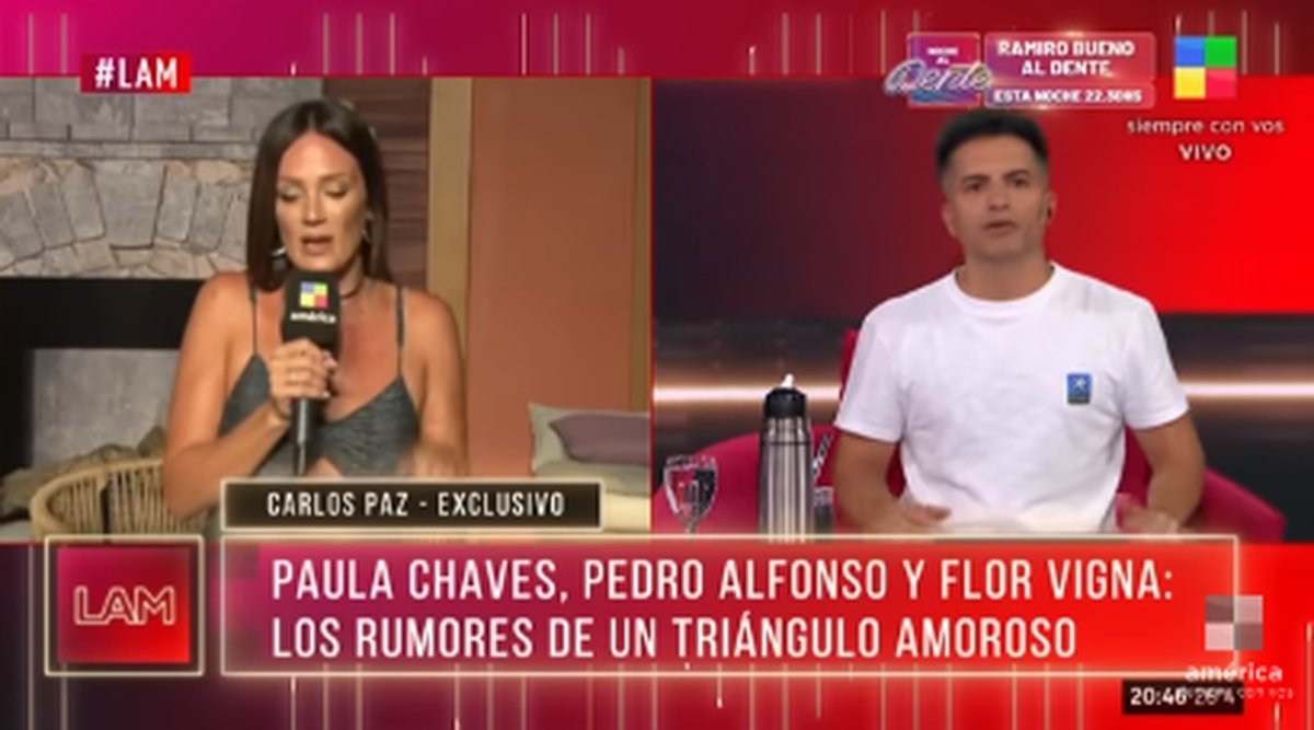 Televisi&oacute;n: Paula Chaves apunt&oacute; contra Flor Vigna.
