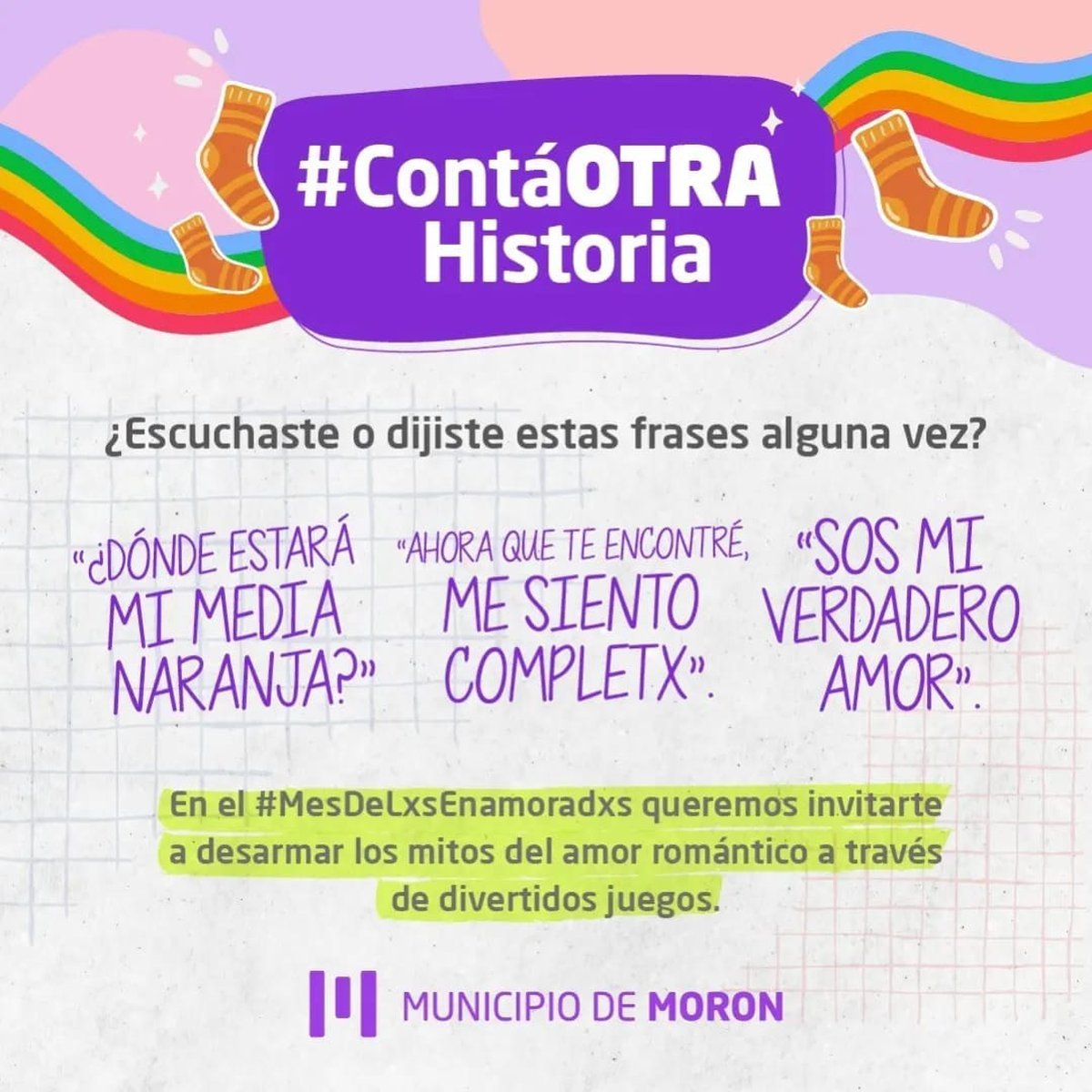 Mor&oacute;n brindar&aacute; charlas sobre el amor en la semana de San Valent&iacute;n.