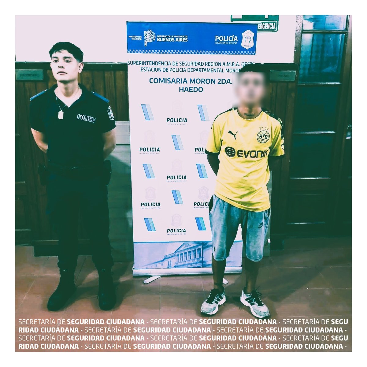 El ladr&oacute;n de medidores detenido en Haedo.
