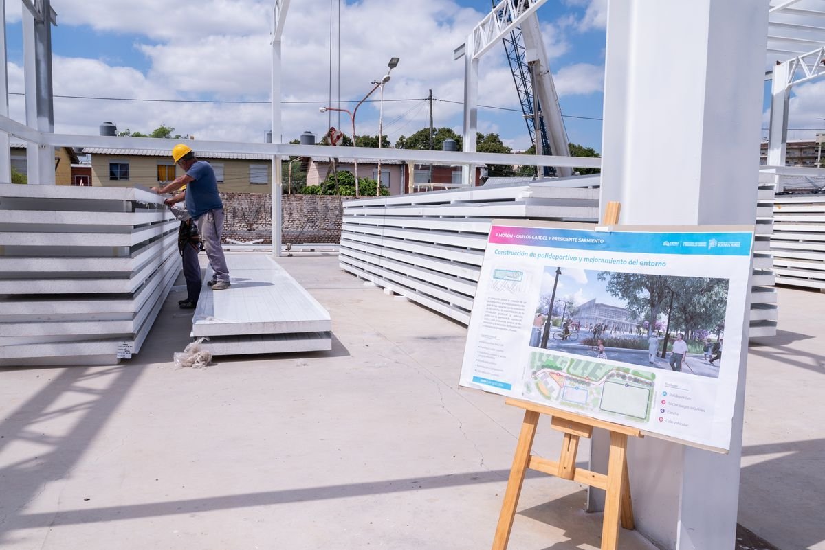 El futuro polideportivo de El Palomar.