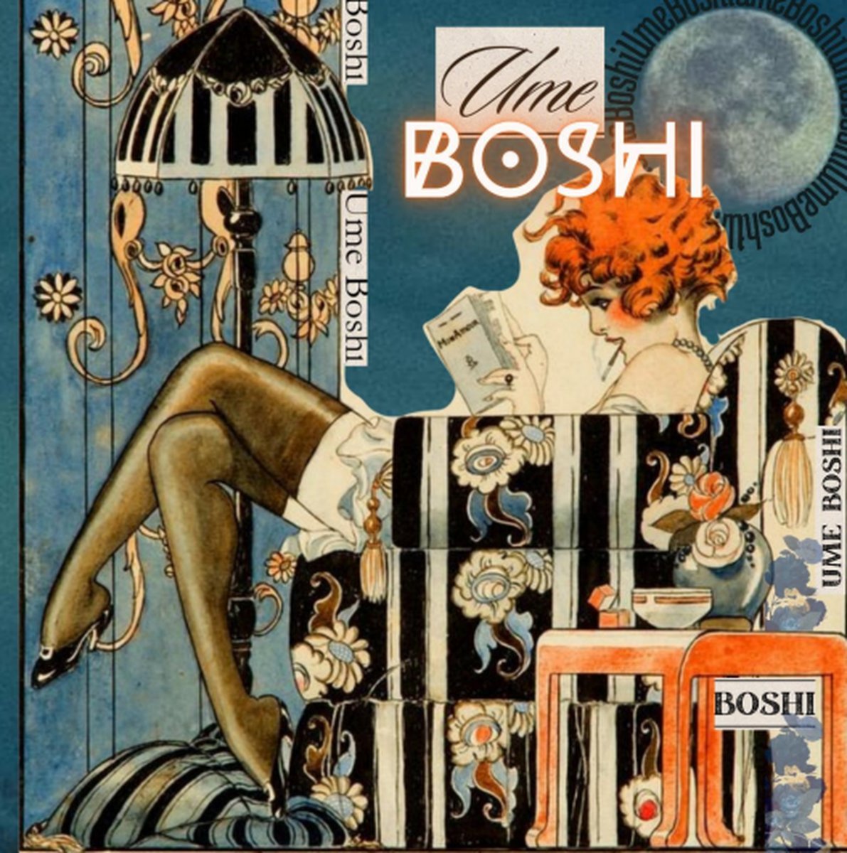El logo oficial de Ume Boshi, la cantante del Tren Sarmiento.